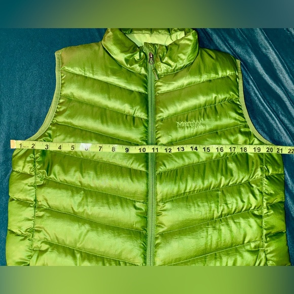 🏔️MARMOT🏔️800 FILL PUFFER VEST&CASHMERE BLEND BEANIE COMBO❄️ - Picture 5 of 7